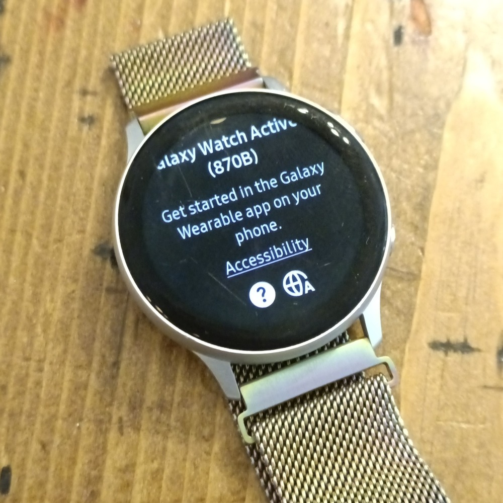 Samsung Galaxy Watch Active2 40mm Aluminum Smartwatch SM-R830 Mesh Band fa